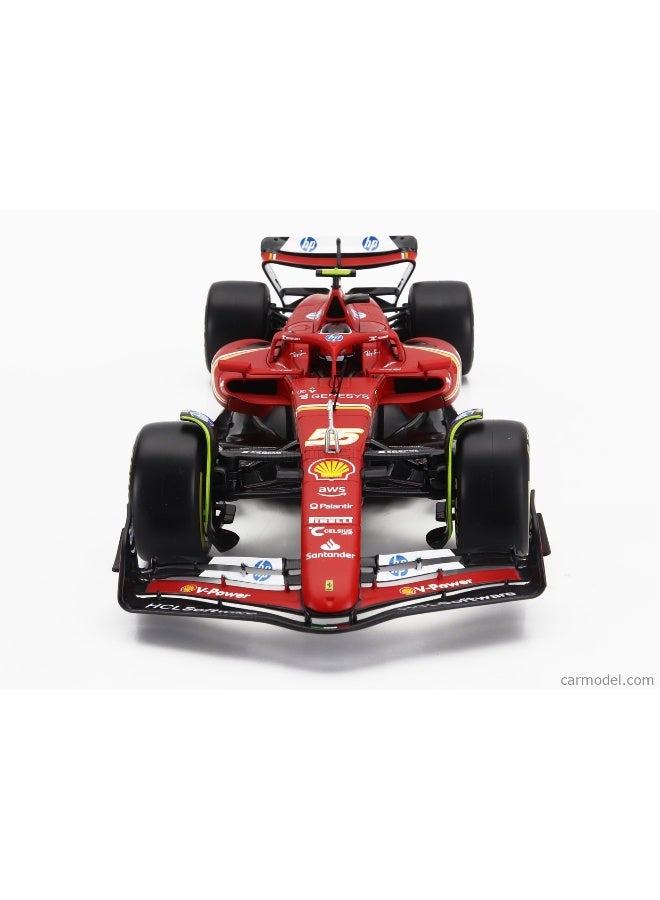 Bburago Formula 1 Racing 2024 Ferrari SF-24 #55 Carlos Sainz Die-cast car (Red/Black, 1:18) - Image 3