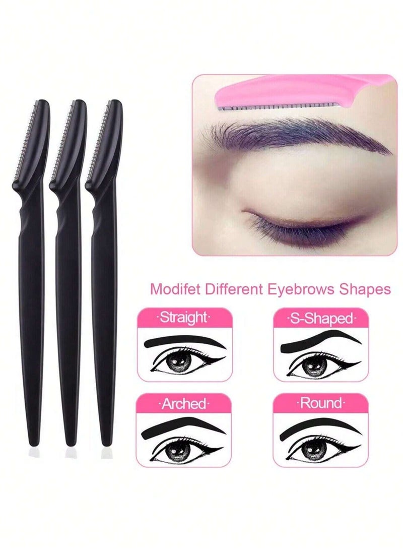 Eleganza Safe Razor for Face & Body Hair Removal – Dermaplaning Tool, 3 Pieces, All Skin Types - Image 4