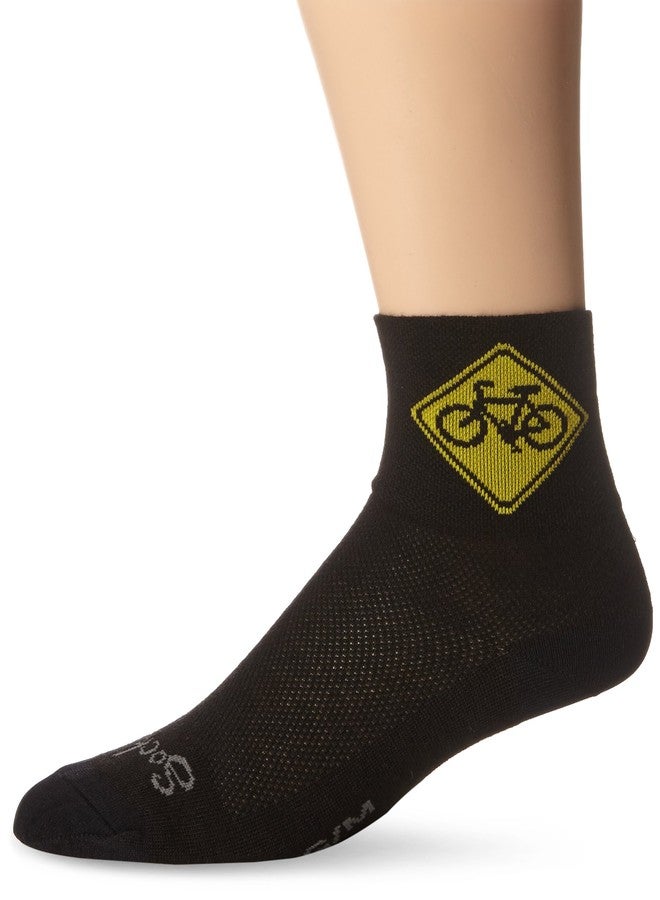 SockGuy Black Classic Socks - Men's, Large/X-Large