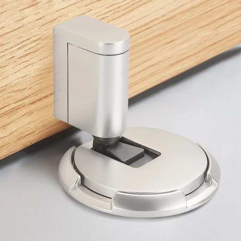 Bluejw Modern Heavy Duty Seamless Safety Door Stopper - Mute, Punch-Free, Invisible Hidden, Windproof Non-Magnetic Floor Mount Door Stops - Essential Tools - Image 1
