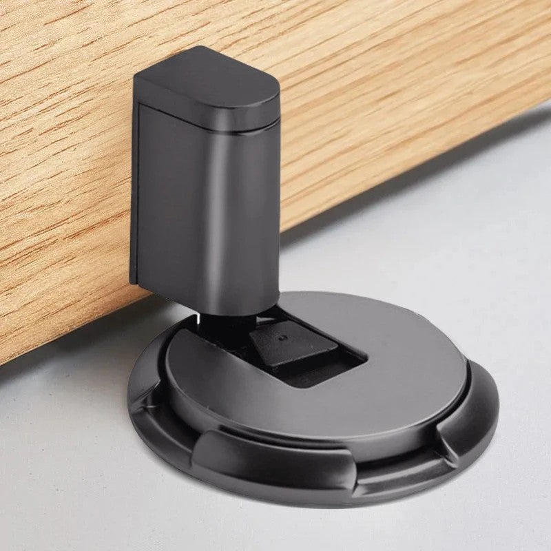 Bluejw Modern Heavy Duty Seamless Safety Door Stopper - Mute, Punch-Free, Invisible Hidden, Windproof Non-Magnetic Floor Mount Door Stops - Essential Tools - Image 2