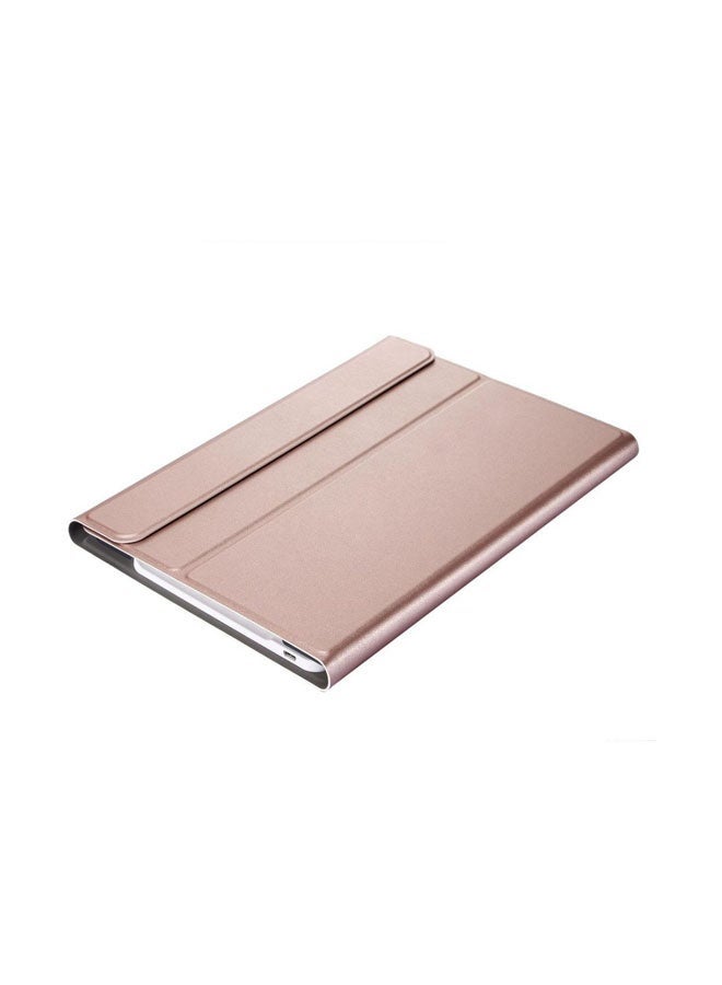 NIBEMINENT Bluetooth Keyboard Case Cover For Apple iPad 9.7-Inch Rose Gold - Image 2
