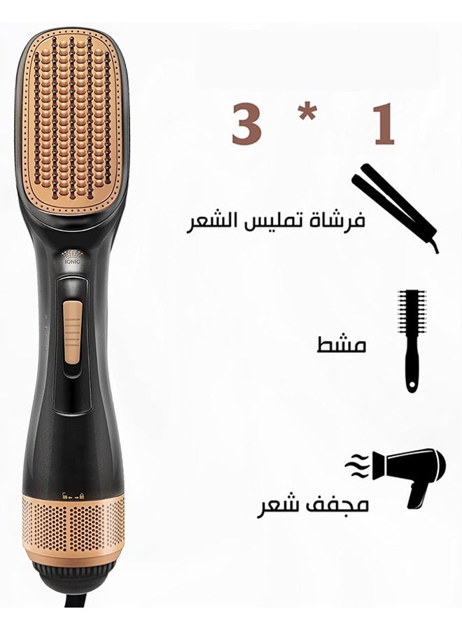 كادي ون مشط فرد وتجعيد الشعر  3 في 1، مجفف شعر احترافي، فرشاة هواء ساخن، استشوار مصفف شعر 3 اعدادات حرارة للنساء بقوة 1000 واط - Image 2