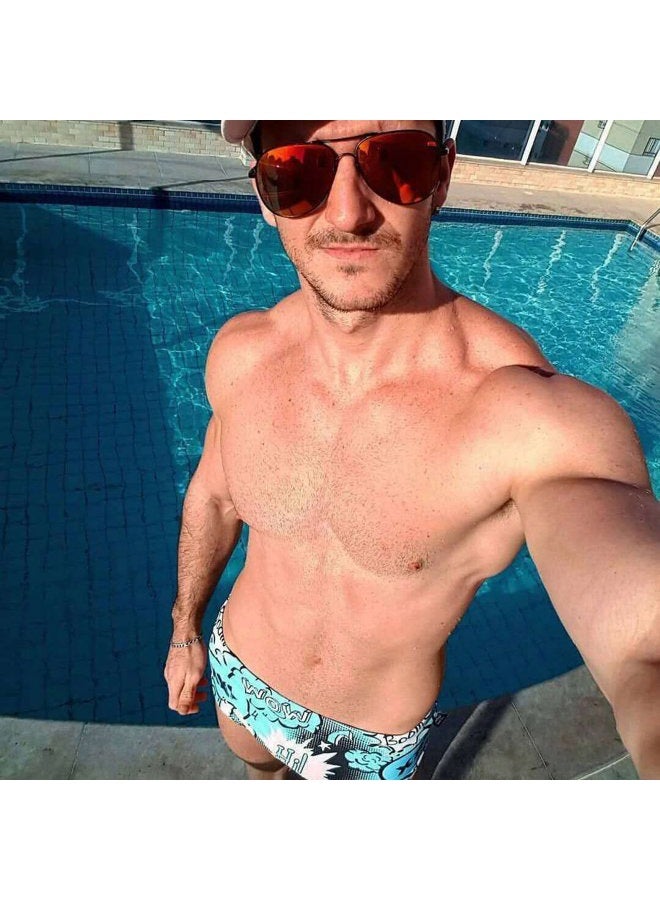 Taddlee Men Swimwear Bikini Swim Brief Swimsuits Board Shorts Surf Boxer Trunks (L) - Image 5