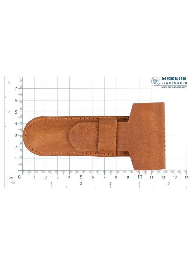 Merkur - MERKUR Leather Razor Case - Brown Cowhide, Fits All MERKUR Razors Except 24001, Up to 110 mm - Image 1