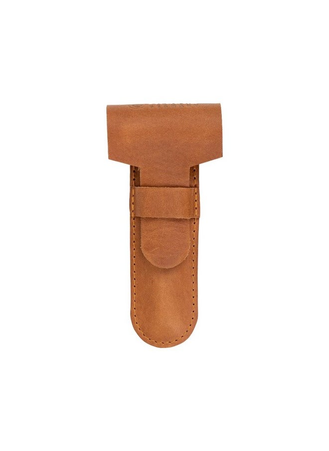 Merkur - MERKUR Leather Razor Case - Brown Cowhide, Fits All MERKUR Razors Except 24001, Up to 110 mm - Image 1