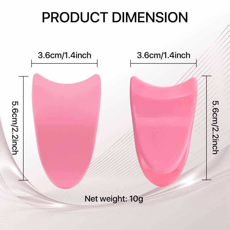 Miuffue Eyelash Applicator Tool 35mm Width Lash Applicator Clip, 1PCS Eyelash Tweezers for False Lashes, Pink - Image 2