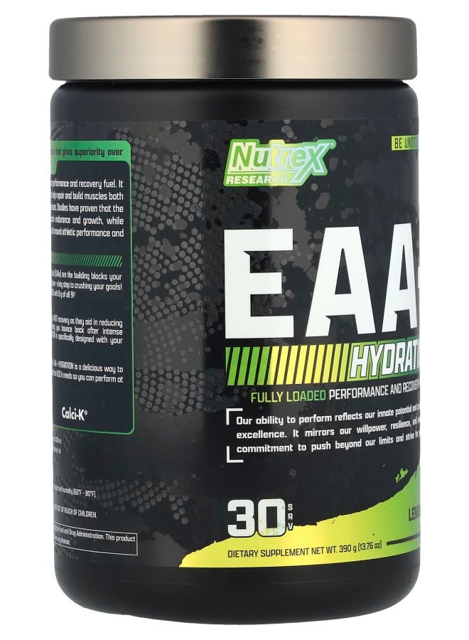 Nutrex Research EAA + Hydration Lemon Lime 13.76 oz (390 g) - Image 2