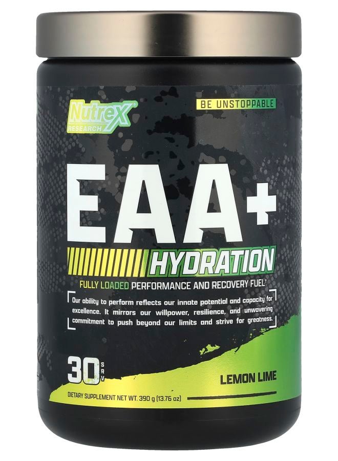 Nutrex Research EAA + Hydration Lemon Lime 13.76 oz (390 g) - Image 1