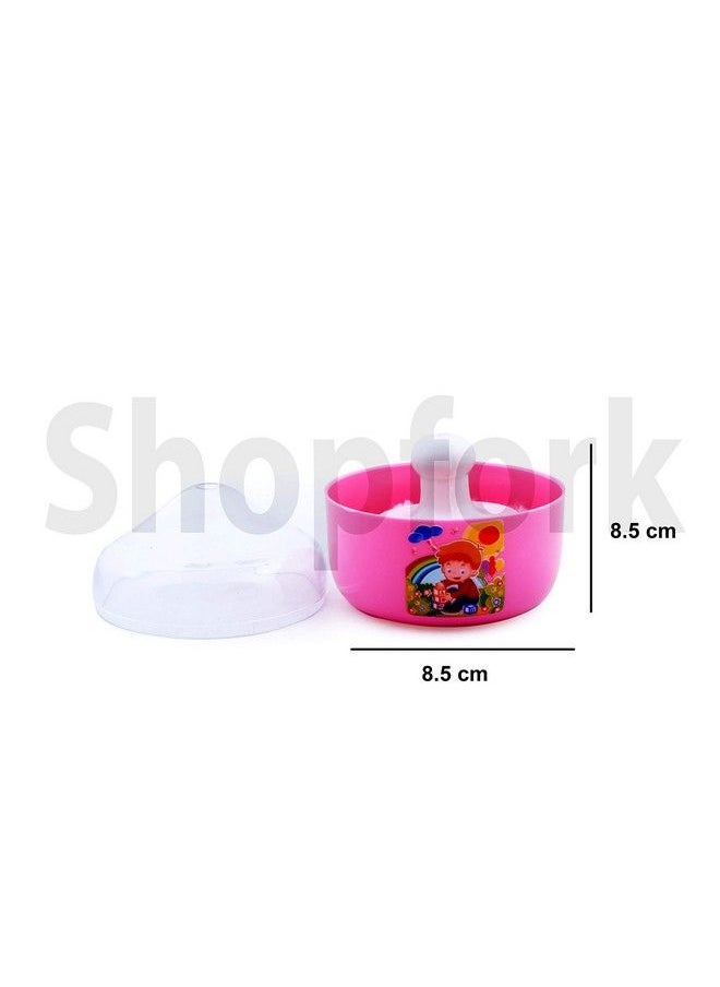 Shopfork Powder Puff With Box Holder Container For New Born And Kids Powder Case For Baby Face And Body Baby Skin Care Baby Powder Puff With Box Holder Container (Jolly Kids)  - Image 3