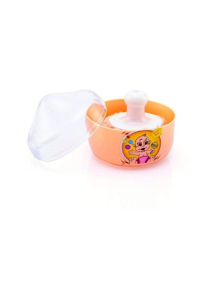 Shopfork Powder Puff With Box Holder Container For New Born And Kids Powder Case For Baby Face And Body Baby Skin Care Baby Powder Puff With Box Holder Container (Jolly Kids)  - Image 2
