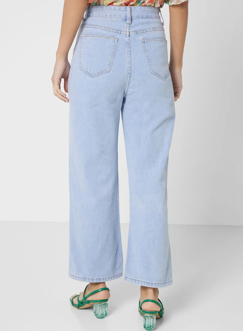 Ginger High Waist Straight Fit Jeans