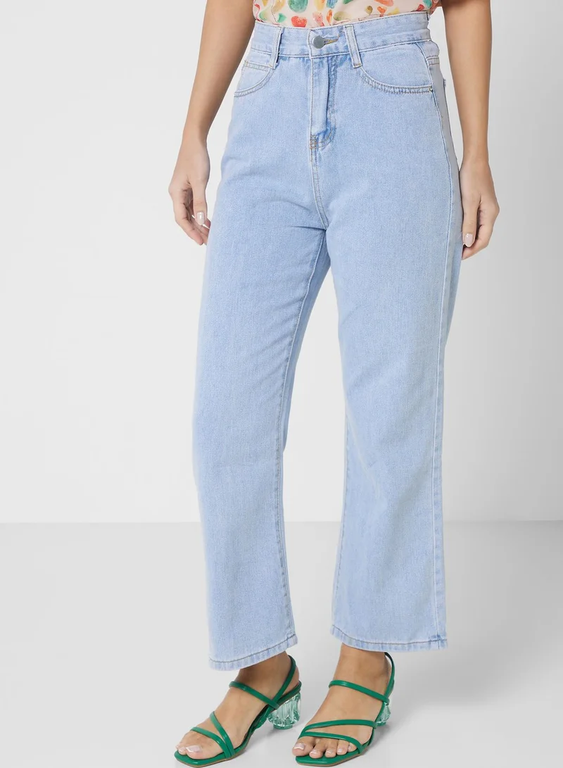 Ginger High Waist Straight Fit Jeans