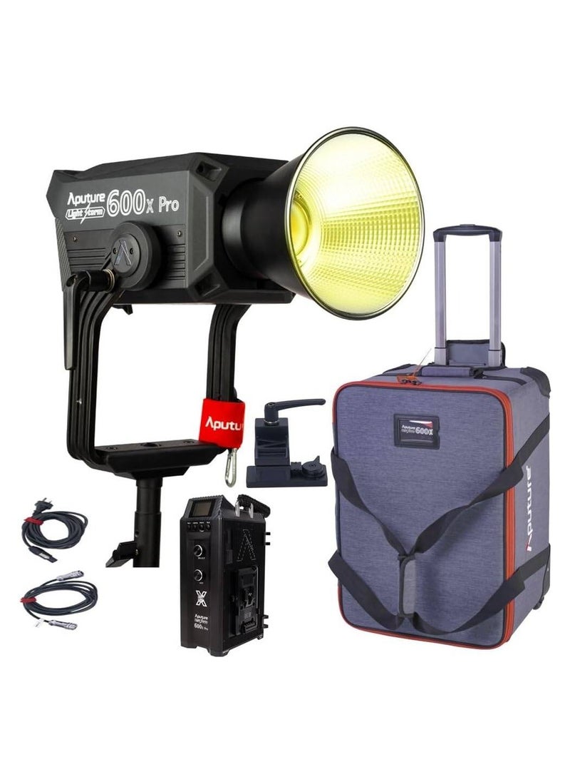 أبتشر APUTURE LS-600X برو ضوء العاصفة ثنائي اللون أدى ضوء V- جبل الولايات المتحدة  - Image 1