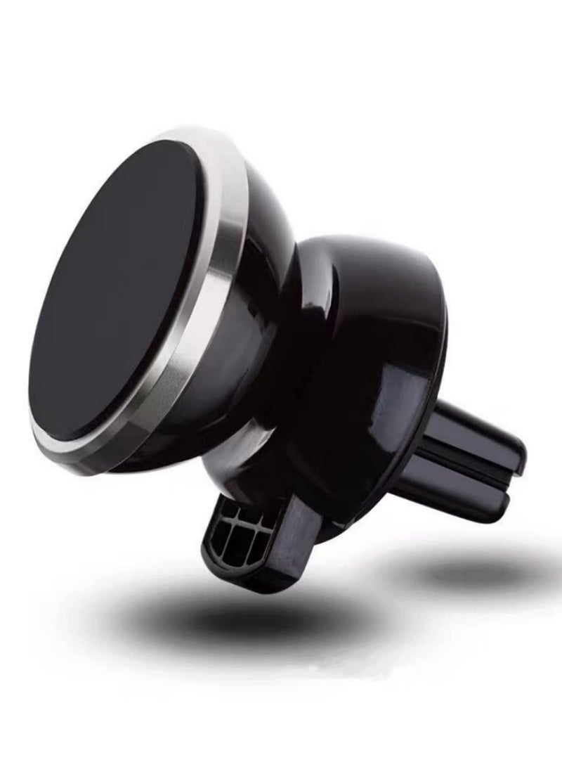 Magnetic Phone Holder For Car Air Vent Mount 360 Degree Rotating Universal Strong Magnet Phone Stand For Car Ventilation Air Outlet And Dashboard Navigation - Image 1
