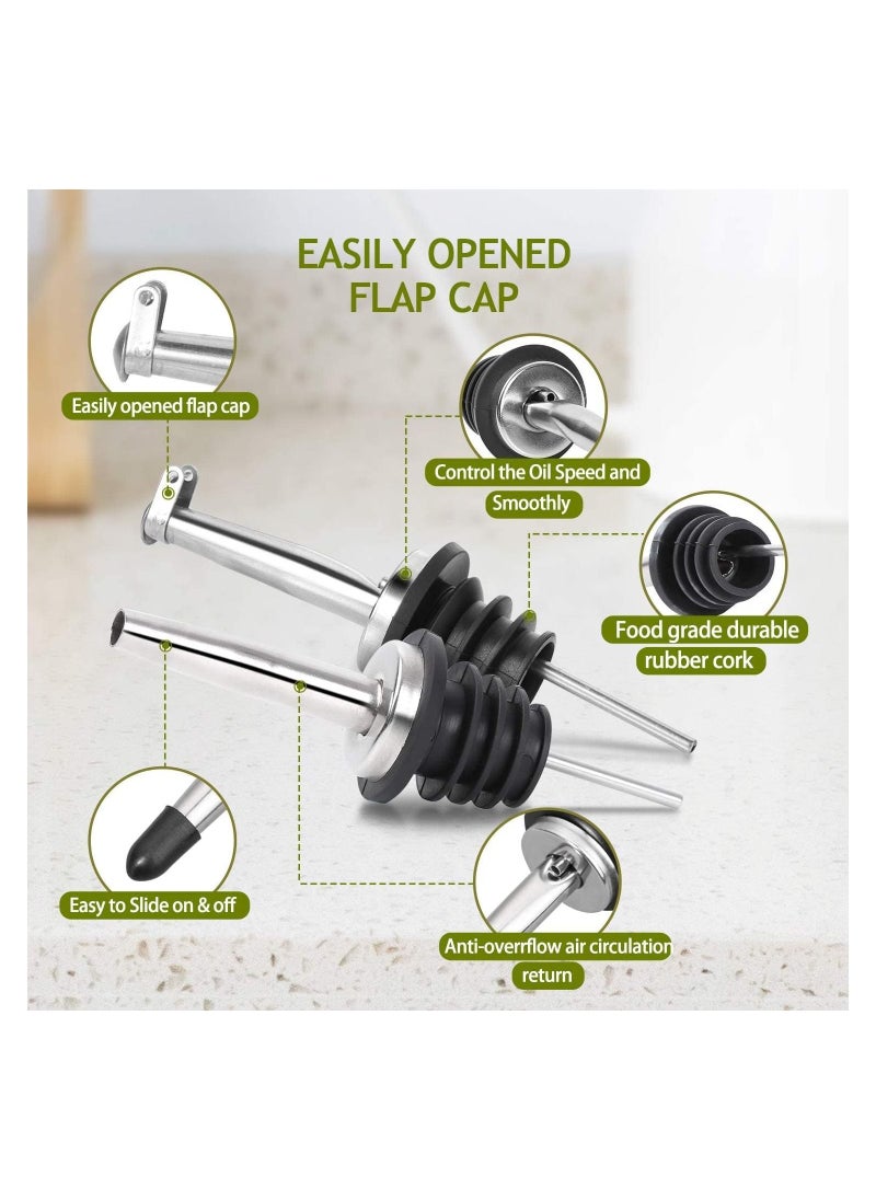 17oz/500ML Olive Oil Dispenser Bottle for Kitchen, Premium Oil and Vinegar Cruet, Oil and Vinegar Dispenser Set with Pourers, Funnel, - pzsku/Z3B5B2816F71D2B106F59Z/45/_/1690828718/11307910-a8eb-4133-8478-ae914a8f58a0