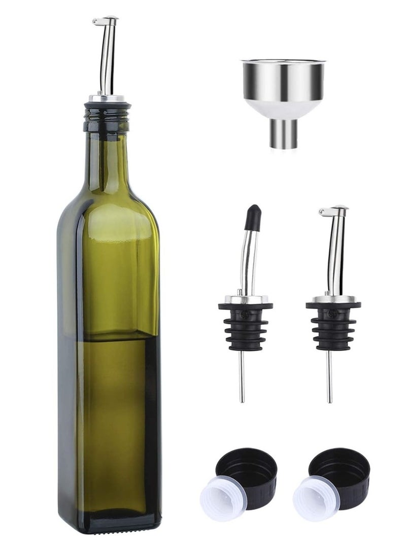 17oz/500ML Olive Oil Dispenser Bottle for Kitchen, Premium Oil and Vinegar Cruet, Oil and Vinegar Dispenser Set with Pourers, Funnel, - pzsku/Z3B5B2816F71D2B106F59Z/45/_/1701887481/72f43918-c624-4dd0-b4fb-0dcb64bf503d