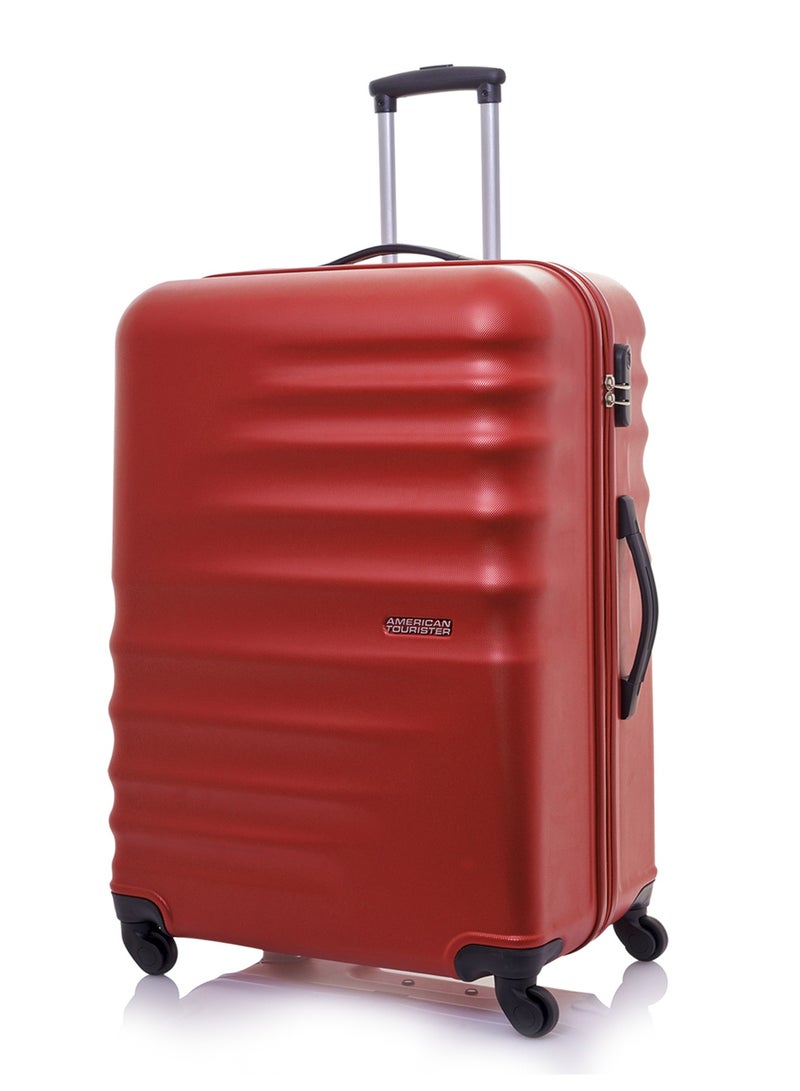 PRESTON HARD SPINNER TROLLEY LUGGAGE  67 CM RED