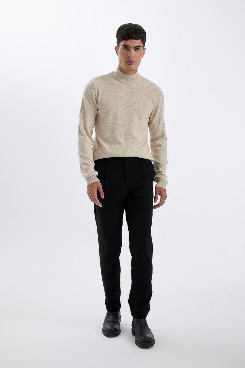 DeFacto Man Slim Fit Half Turtleneck Basic Knitted Pullover - Image 3