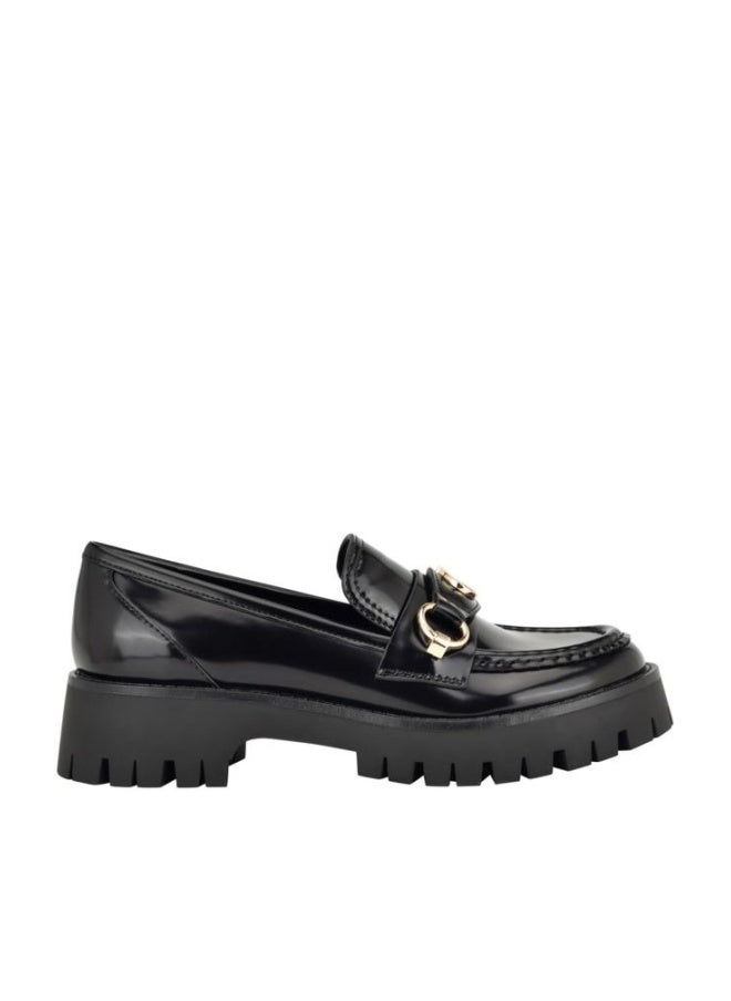 GUESS حذاء نسائي شبه لوفر أسود 002 6.5، 37 EU - Image 1