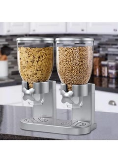 Orchid Orchid Dual Cereal Dispenser dry food dispenser, water canned food plastic containers, stored grain, cereal flour  - Image 3