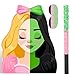Kasyat Witch Princess Piata Party Game Set Halloween Witch Piata with Bat Stick Blindfold Pink Green and Black Party Decor for Halloween Birthday Baby Shower Game Supplies Decor Movie - Image 2