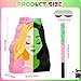 Kasyat Witch Princess Piata Party Game Set Halloween Witch Piata with Bat Stick Blindfold Pink Green and Black Party Decor for Halloween Birthday Baby Shower Game Supplies Decor Movie - Image 4
