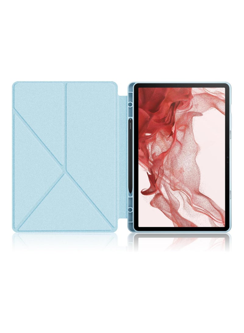 general Compatible with Galaxy Tab S9 Tablet Case (2023 Release), Smart Stand, Pencil Holder, Shockproof Slim Lightweight Leather Cover, Modern Abstract Design - Image 2