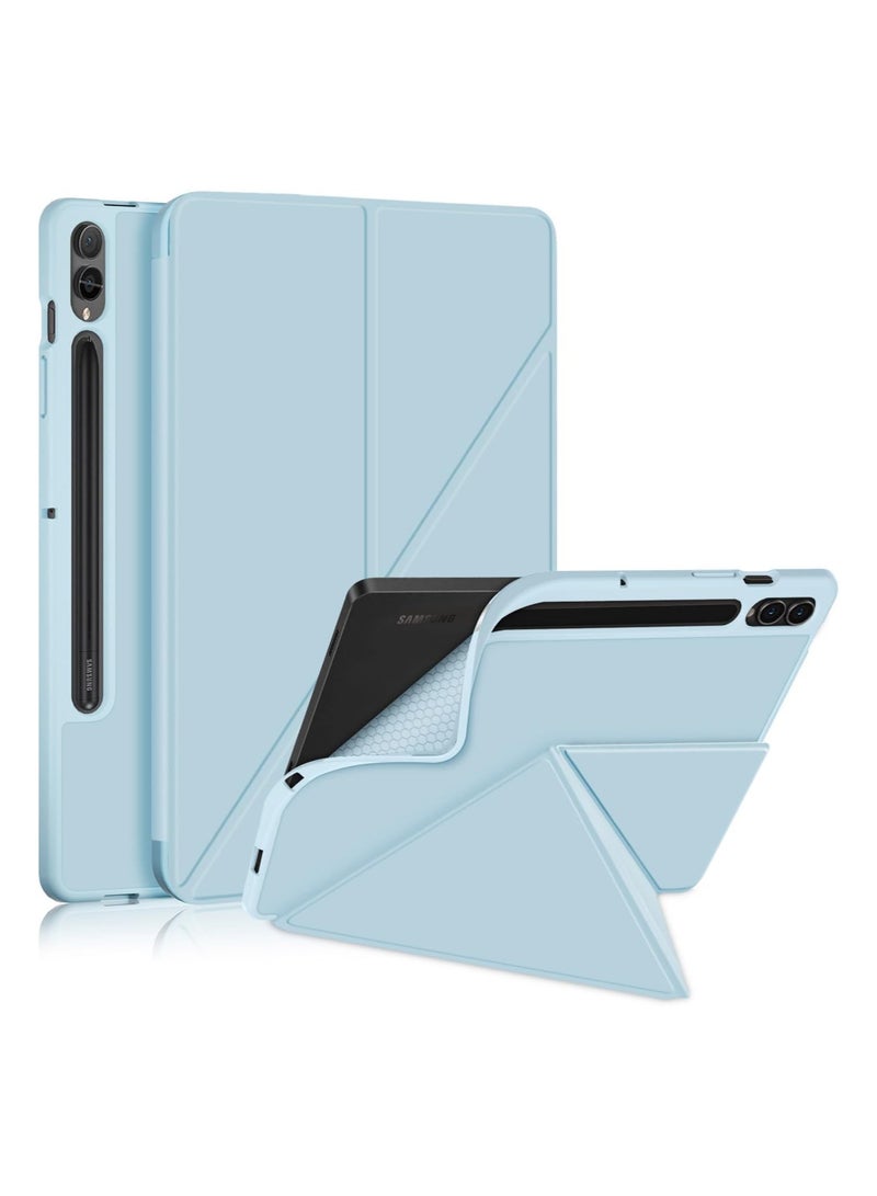 general Compatible with Galaxy Tab S9 Tablet Case (2023 Release), Smart Stand, Pencil Holder, Shockproof Slim Lightweight Leather Cover, Modern Abstract Design - Image 1