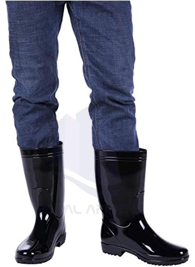 Royal Apex Royal Apex Safety Waterproof Gum Boots – Protective Anti-Skid Wear Resistant Industrial Shoes for Construction Site, Gardening etc (43)  - Image 4