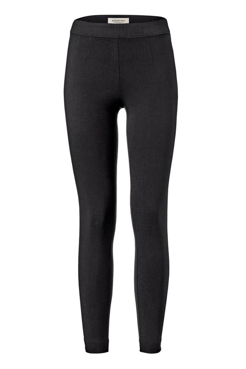 Tchibo Women Skinny Leg Plain Pants, Black - Image 3
