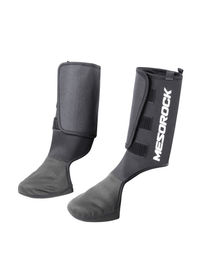 BURAQ - MESOROCK Motorcycle Riding Windproof Velvet Cold-proof Ankle Protection(Black) - Image 1
