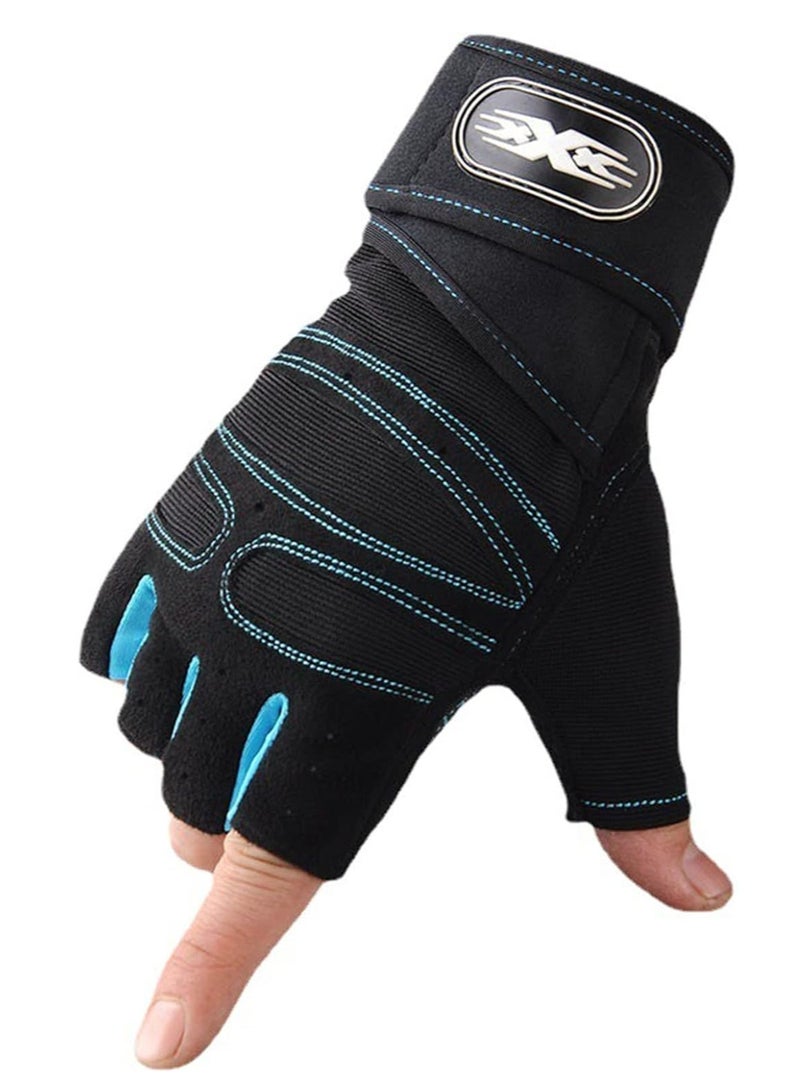 قفازات التمرين لرفع الأثقال وتدريب الأثقال وركوب الدراجات - قفازات رفع الأثقال عالية الجودة قفازات صالة الألعاب الرياضية قابلة للغسل لحماية الجلد من البثور والكالو للرجال والنساء - Image 1