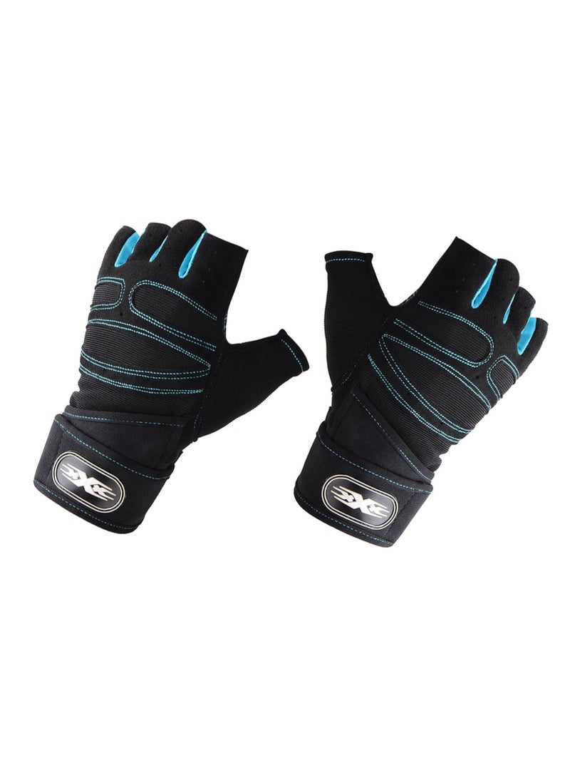 قفازات التمرين لرفع الأثقال وتدريب الأثقال وركوب الدراجات - قفازات رفع الأثقال عالية الجودة قفازات صالة الألعاب الرياضية قابلة للغسل لحماية الجلد من البثور والكالو للرجال والنساء - Image 2