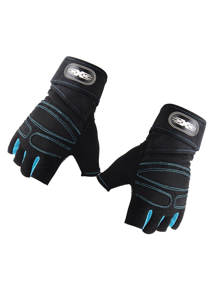 قفازات التمرين لرفع الأثقال وتدريب الأثقال وركوب الدراجات - قفازات رفع الأثقال عالية الجودة قفازات صالة الألعاب الرياضية قابلة للغسل لحماية الجلد من البثور والكالو للرجال والنساء - Image 3