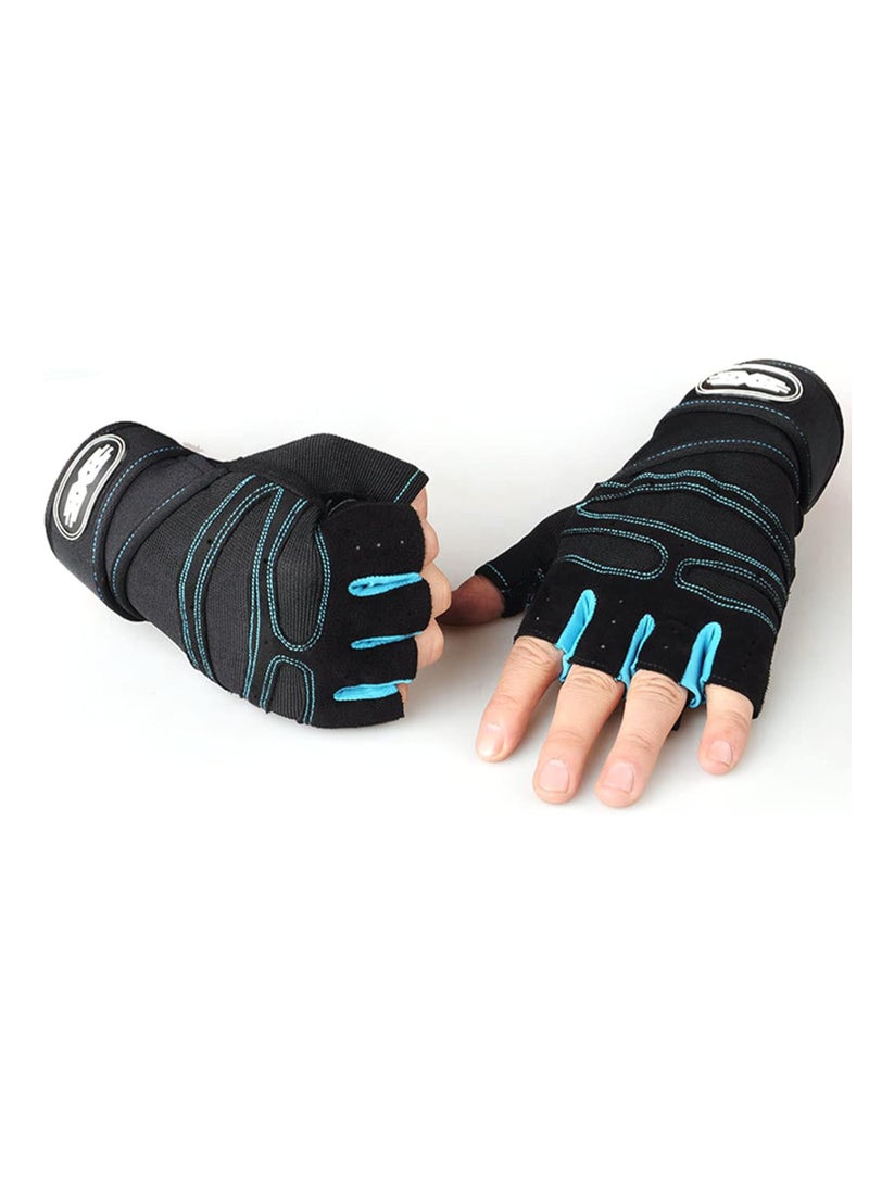 قفازات التمرين لرفع الأثقال وتدريب الأثقال وركوب الدراجات - قفازات رفع الأثقال عالية الجودة قفازات صالة الألعاب الرياضية قابلة للغسل لحماية الجلد من البثور والكالو للرجال والنساء - Image 4