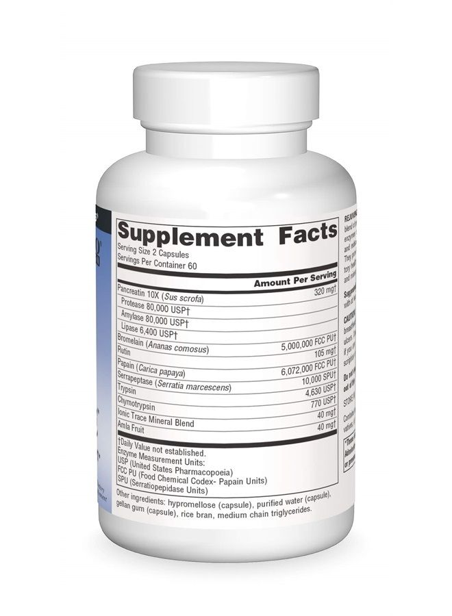 Source Naturals RejuvenZyme - For Heart, Joint & Immune Support - 120 Capsules - Image 3