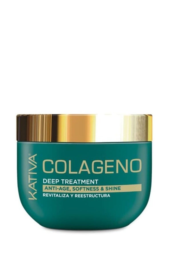 Kativa Kativa Colageno Deep Treatment Softness and Shine Revitalize and Reconstruct Hair Mask 250ml  - Image 1
