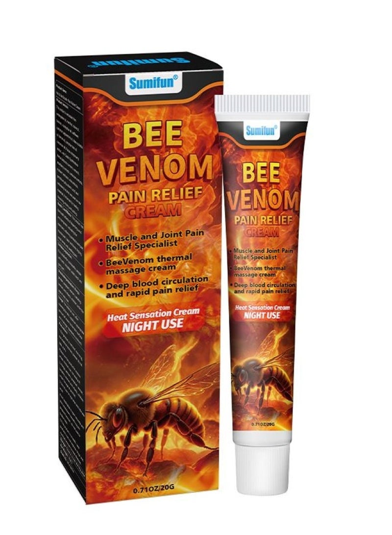 سوميفون كريم سومي فن لتخفيف الآلام بسم النحل ٢٠ جرام - إحساس بالحرارة - Image 1