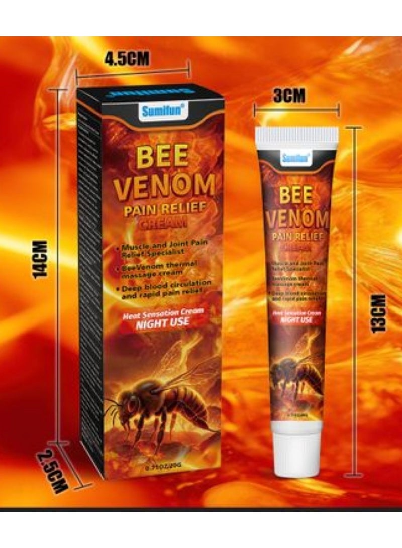 سوميفون كريم سومي فن لتخفيف الآلام بسم النحل ٢٠ جرام - إحساس بالحرارة - Image 2