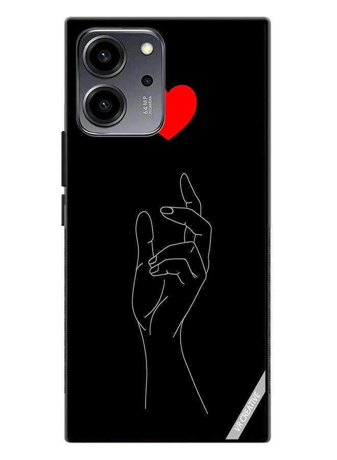 VR CREATIVE Protective Case Cover For Honor 80 SE Hear Amoled Design Multicolour - Image 1