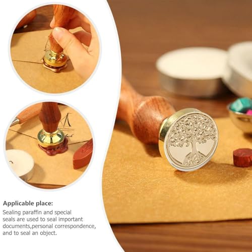 Curated Cart Tree Seal Stamp Kit - Includes Stamp & 50 Multicolor Beads for Decorating Gift Cards, Wedding Invitations, Envelopes & Letters - Perfect Sealing Kit for Crafting & Personalizing - Image 5