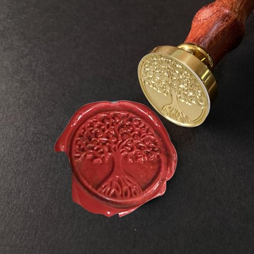 Curated Cart Tree Seal Stamp Kit - Includes Stamp & 50 Multicolor Beads for Decorating Gift Cards, Wedding Invitations, Envelopes & Letters - Perfect Sealing Kit for Crafting & Personalizing - Image 4