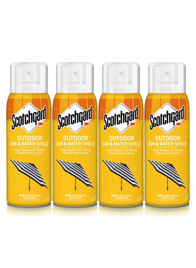 Scotchgard بخاخ قماش سكوتشغارد للحماية من الماء والشمس في الهواء الطلق، بخاخ مقاوم للماء لمعدات الهواء الطلق وأثاث الفناء في الربيع والصيف، بخاخ قماش للأغراض الخارجية، 10.5 أونصة، 4 عبوات - Image 2
