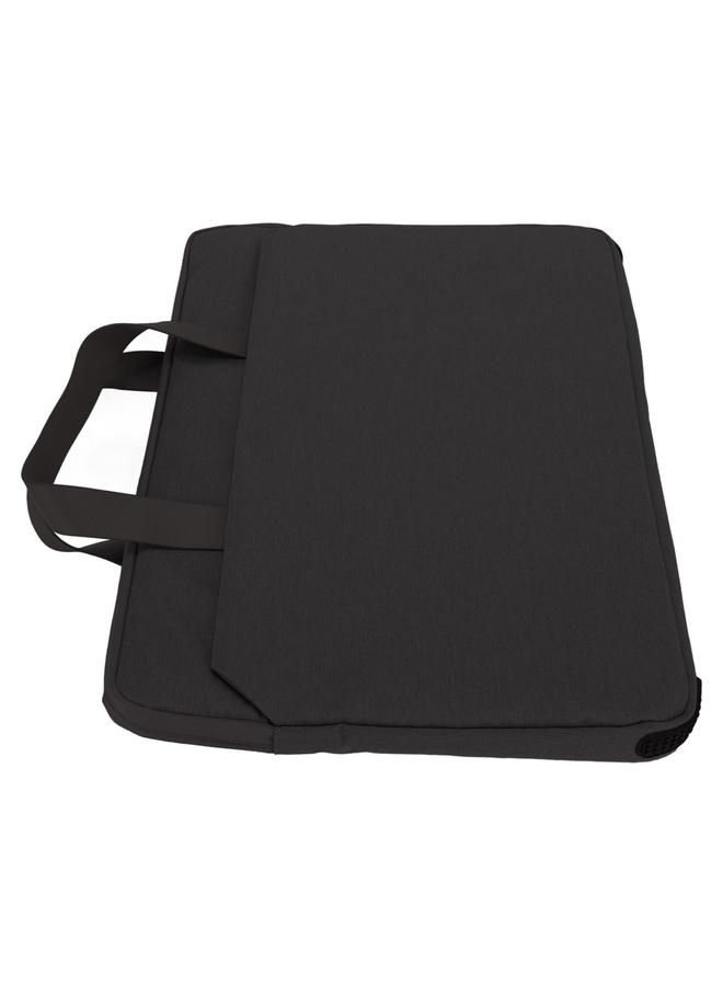 Laptop Bag Large Capacity Waterproof Simple Computer Carrying Case for 15.1‑15.6 Inch Laptops Office Travel Black
