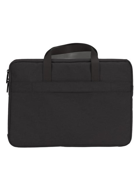 Laptop Bag Large Capacity Waterproof Simple Computer Carrying Case for 15.1‑15.6 Inch Laptops Office Travel Black