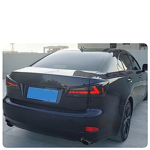 inginuity time أضواء خلفية LED مدخنة من إنجينيتي لسيارات لكزس IS250 IS350 ISF 2006 2007 2008 2009 2010 2011 2012 2013 مع رسوم متحركة عند التشغيل وترتيب خلفي متسلسل (مدخن) - Image 3