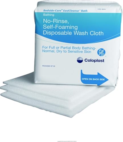BedsideCare EasiCleanse Bath Wipe or Washcloth 7910 x 7910 7055 1 Pack 30 Wipes