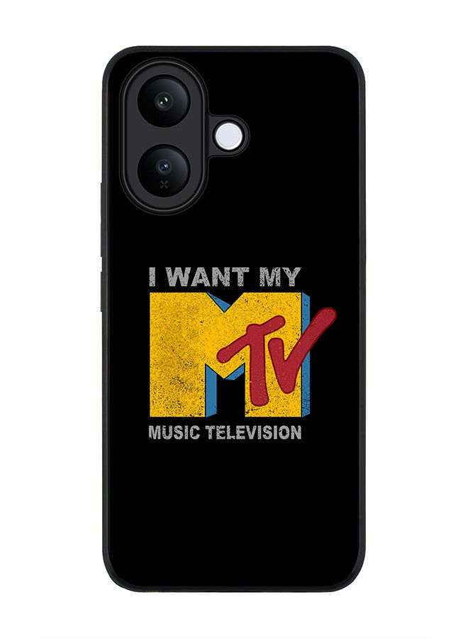 For vivo V60 Lite 5G / V60 Lite 4G Case,Slim fit Camera Protection, Shockproof Thin Phone cover  - I want my mtv