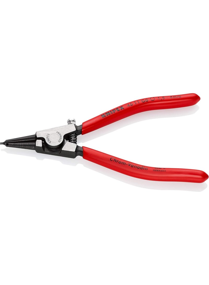 كماكس 46 11 G0 كماشة حلقات التثبيت لخطوط التثبيت على الأعمدة مطلية بالبلاستيك باللون الأسود 140 مم